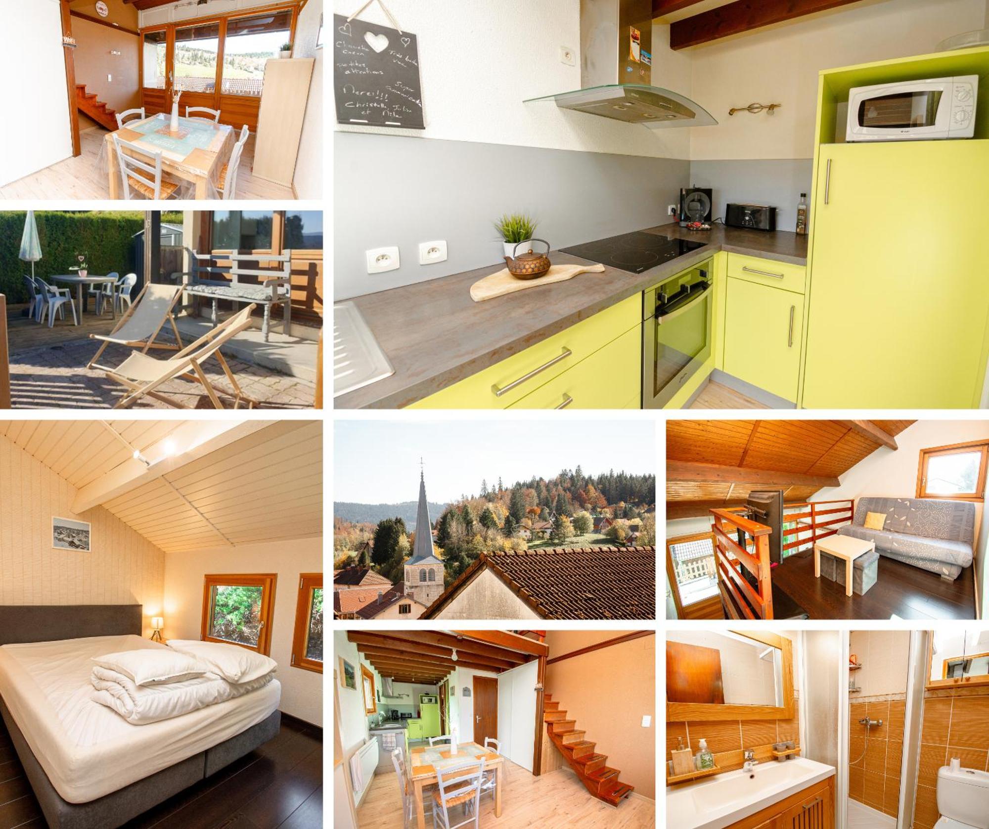 Les Hopitaux-NeufsTerrasse Des Monts - Duplex Independant De Charmeアパートメント エクステリア 写真